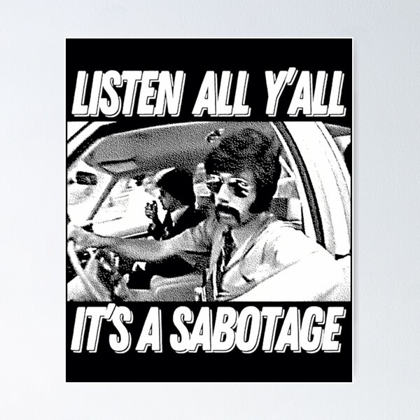 Beastie Boys Sabotage Posters for Sale | Redbubble