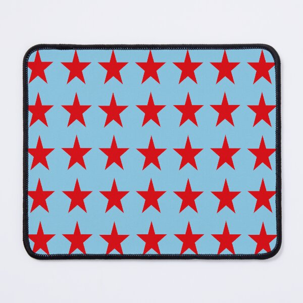 Item preview, Medium RED and BABY BLUE STARS designed and sold by RachelMacht.