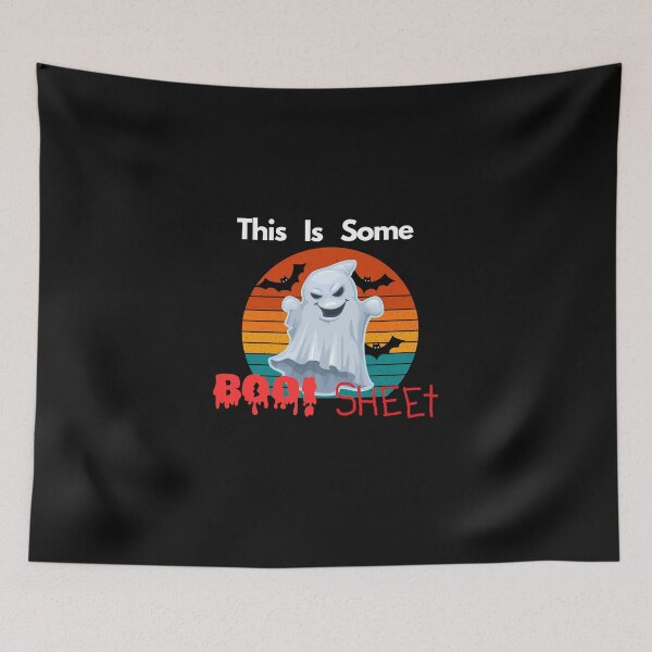 Item preview, This Is Some Boo Sheet Halloween Ghost Funny Red designed and sold by boss39.
