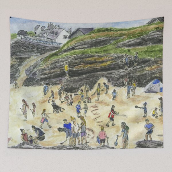 Item preview, Trearddur Bay Sandcastle Ball-Run Challenge designed and sold by LymphomaLass.