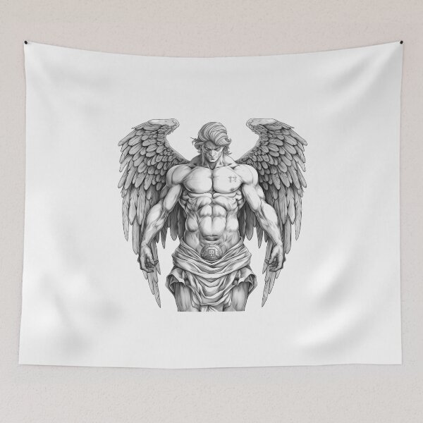 Item preview, angel, wings, fitness angel designed and sold by Tomioka-Art.