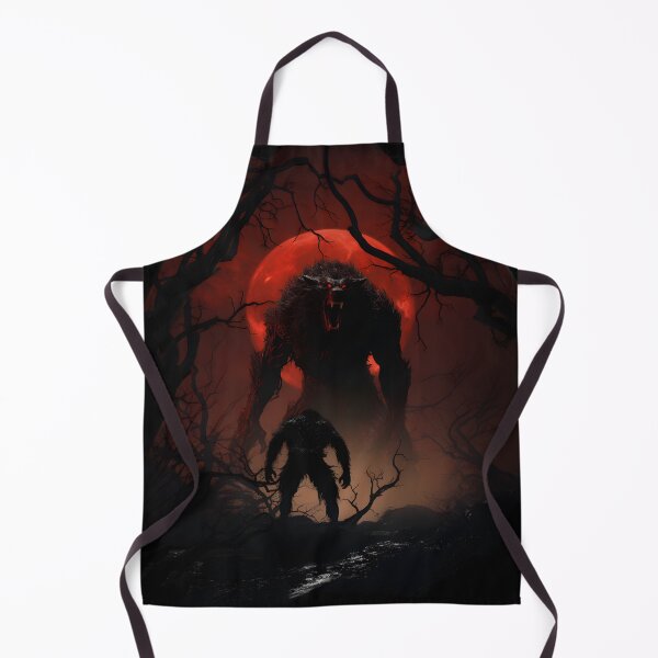 Item preview, Bloodmoon Werewolf Showdown: Eerie Halloween Spectacle designed and sold by Shegohi.