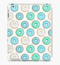 Blue Iced Donuts Pattern iPad Case/Skin