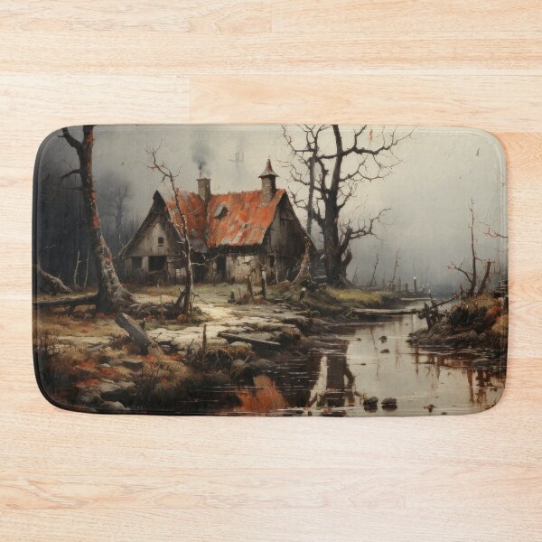 Item preview, Haunted House of 1820 - AI Oil Painting designed and sold by AIPICCRAFT.