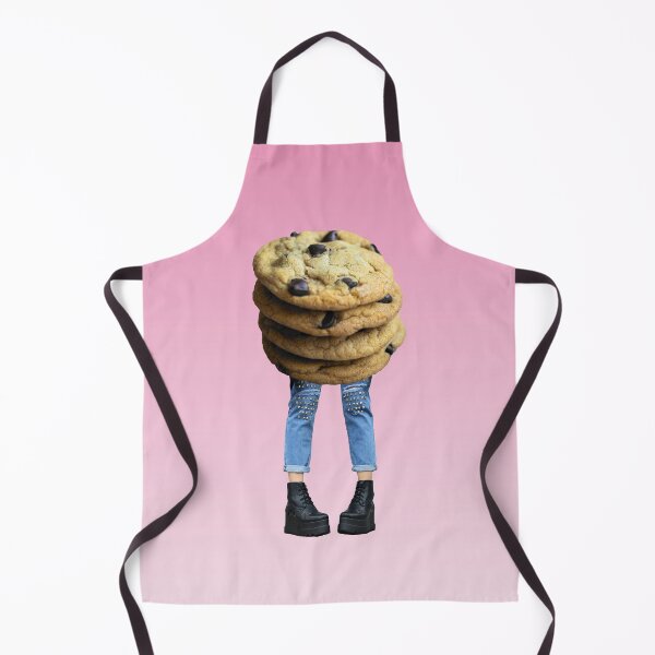 Item preview, Surreal Collage Print: "Tough Cookie" Girl with Chocolate Chip Cookie Body designed and sold by GollyWillikers.