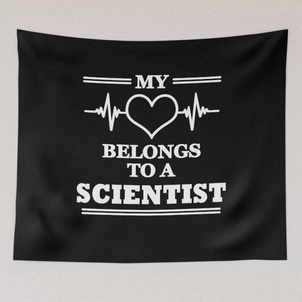 Item preview, My heart belongs to a scientist designed and sold by TrendyDesigns.