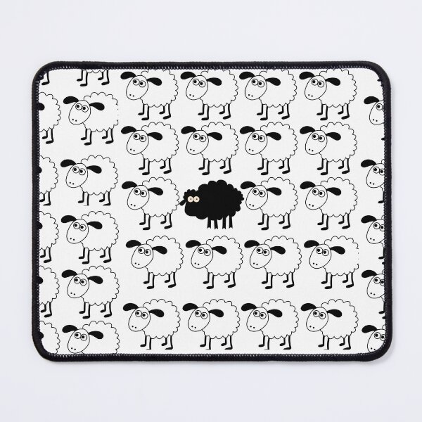 Item preview, Don't be afraid to be different, I am the black sheep of the family, black sheep funny animal cartoon, Don't Be a  Sheep , I Am Not A Black Sheep, sheepel,  lions not sheep designed and sold by YellowishStore.