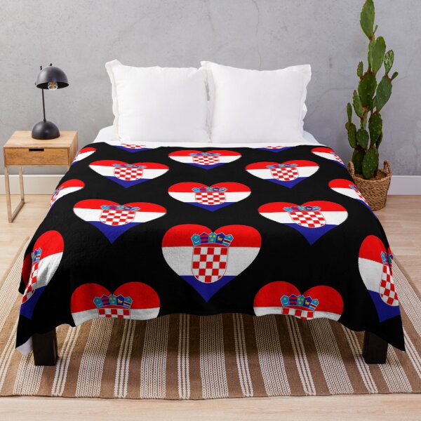 Item preview, Croatia Croatian flag flag heart designed and sold by SeaProjectStudi.