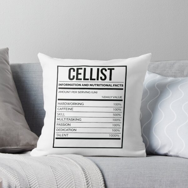 Item preview, Cellist Funny Cello Nutrition LabelActive  designed and sold by diemvuong4.