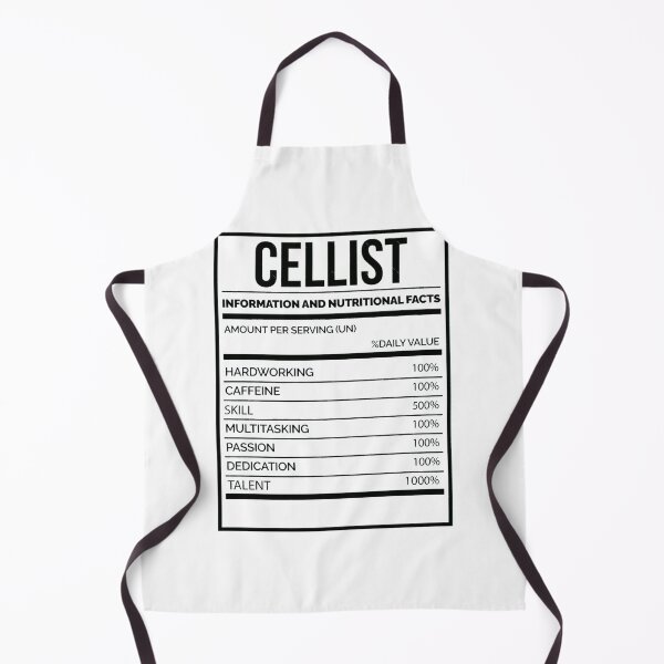 Item preview, Cellist Funny Cello Nutrition LabelActive  designed and sold by diemvuong4.