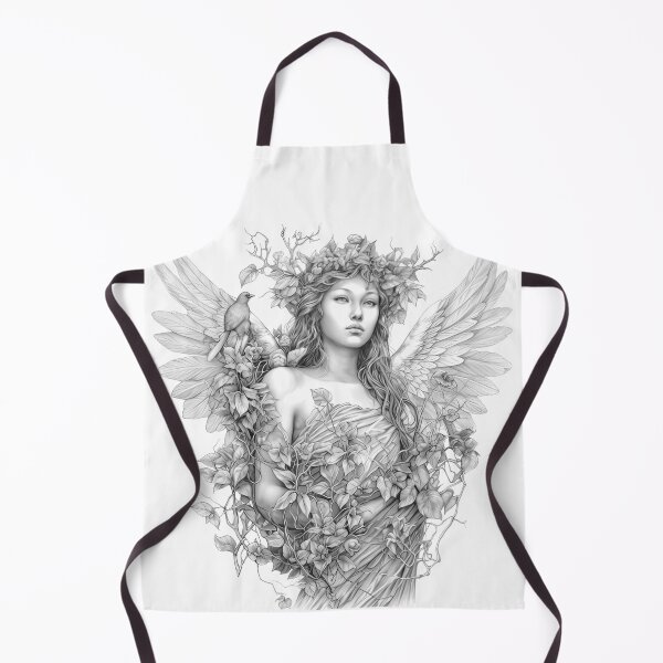 Item preview, Angels with wings and plants designed and sold by Tomioka-Art.