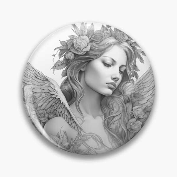 Item preview, Angels with wings and plants designed and sold by Tomioka-Art.