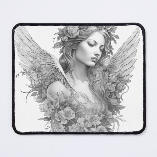 Item preview, Angels with wings and plants designed and sold by Tomioka-Art.