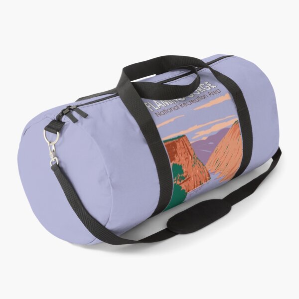 Item preview, Flaming Gorge National Recreation Area Travel Art Vintage designed and sold by KrisSidDesigns.