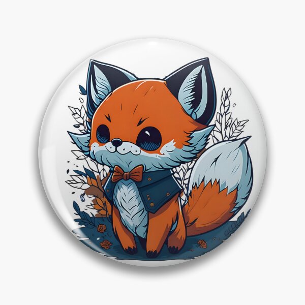 Item preview, Kawaii Adorable Cartoon Dapper Fox Design designed and sold by MoxieVibe.