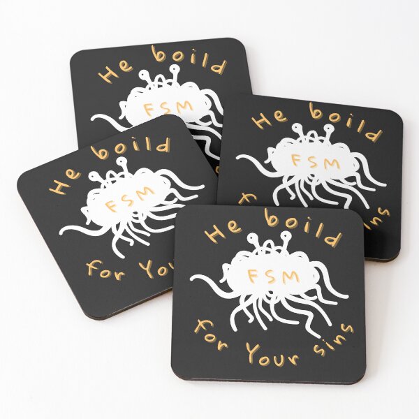 Item preview, flying spaghetti monster he boild for your sins designed and sold by TheCaptainM.