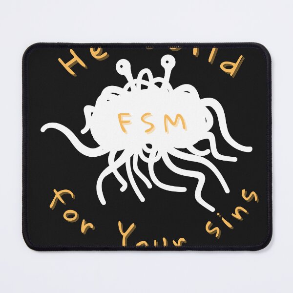 Item preview, flying spaghetti monster he boild for your sins designed and sold by TheCaptainM.