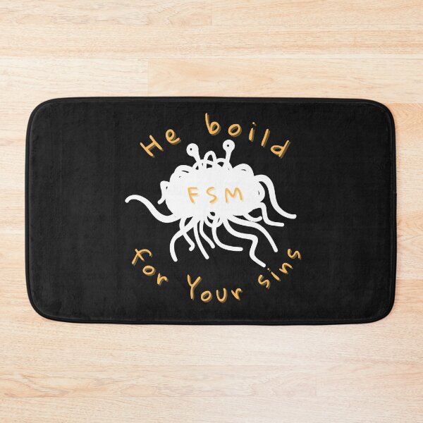 Item preview, flying spaghetti monster he boild for your sins designed and sold by TheCaptainM.