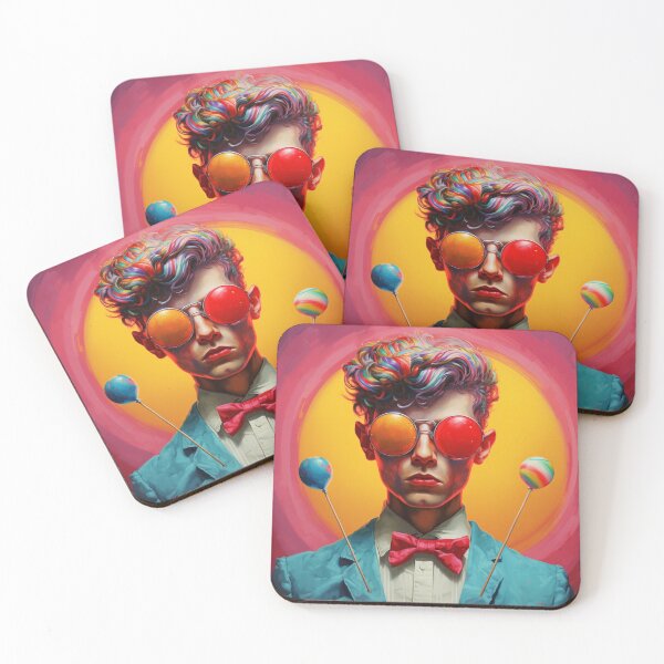 Item preview, Boy with lollypops, colorful artwork designed and sold by silent-violin.