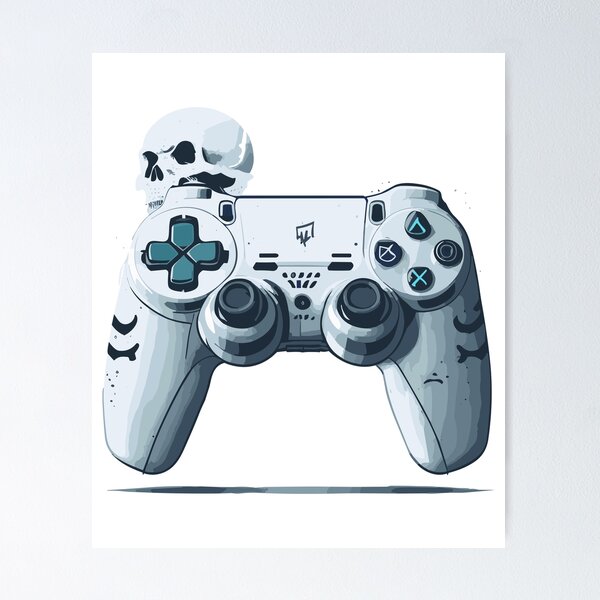 Playstation Controller Poster PS1 PS2 PS3 PS4 PS5 Gaming 