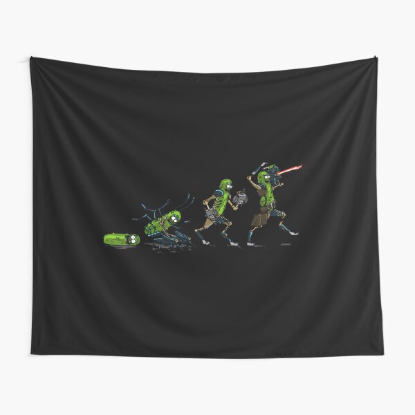 Pickle Rick Tapestries for Sale Redbubble