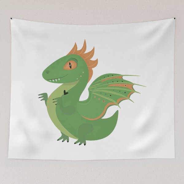 Item preview, Wooden green dragon 2024 designed and sold by OM-lova.