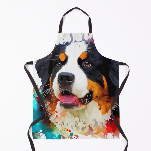 Item preview, Bernese Mountain Dog Splash Art designed and sold by The Digital Compass.