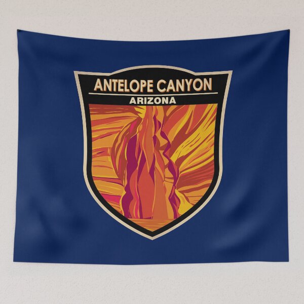 Item preview, Antelope Canyon Arizona Travel Art Badge designed and sold by KrisSidDesigns.