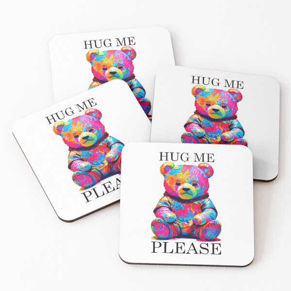 Item preview, hug me please (cute colorful baby teddy bear) designed and sold by hayrpictures.