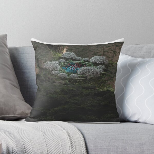 Sri Yantra Garden - Image 8 of 9 Throw Pillow