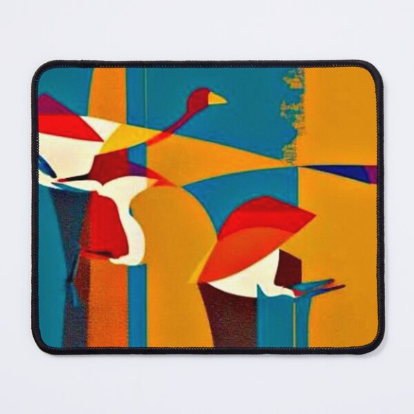 Item preview, Storks reflected in lake at sunset designed and sold by George Hutton Hunter.