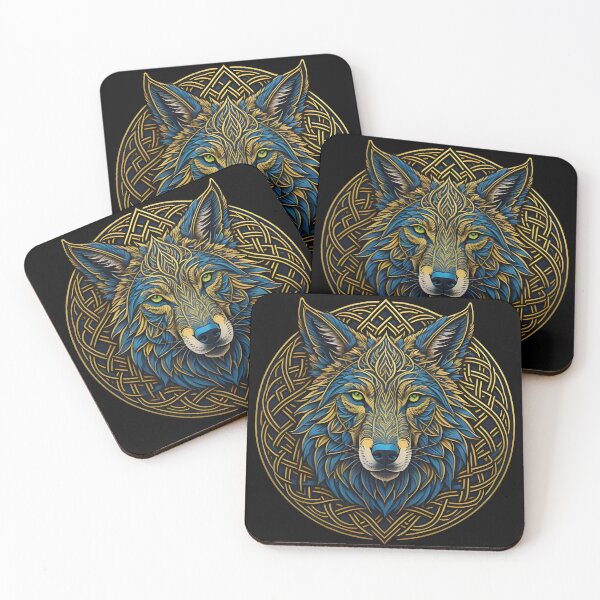 Item preview, Wolf golden Celtic  designed and sold by nicestr.