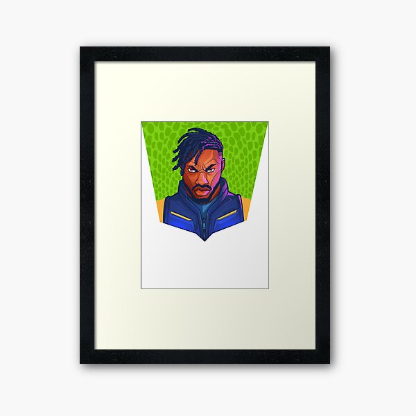 Kilmonger Was Right Framed Art Print