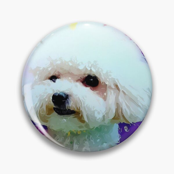 Item preview, Bichon Frise Splash Art designed and sold by The Digital Compass.