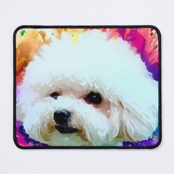Item preview, Bichon Frise Splash Art designed and sold by The Digital Compass.