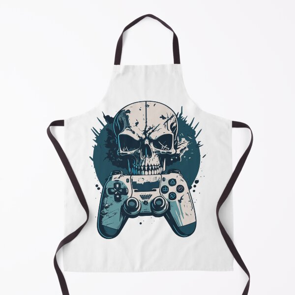 Item preview, skull head - splash - ps5 controller designed and sold by Print Alpha.