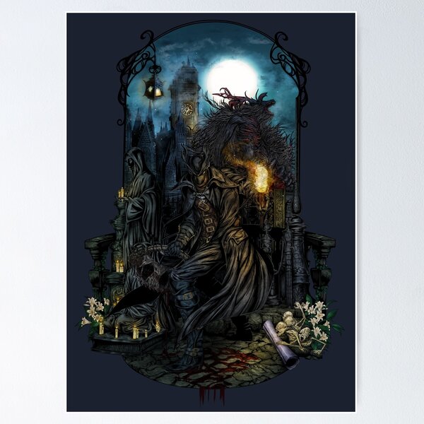 Item preview, Bloodborne - The Hunt designed and sold by ellipticleaf.