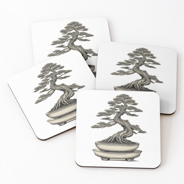 Item preview, Bonsai Tree Japanese Vintage Art designed and sold by Yellowriversss.