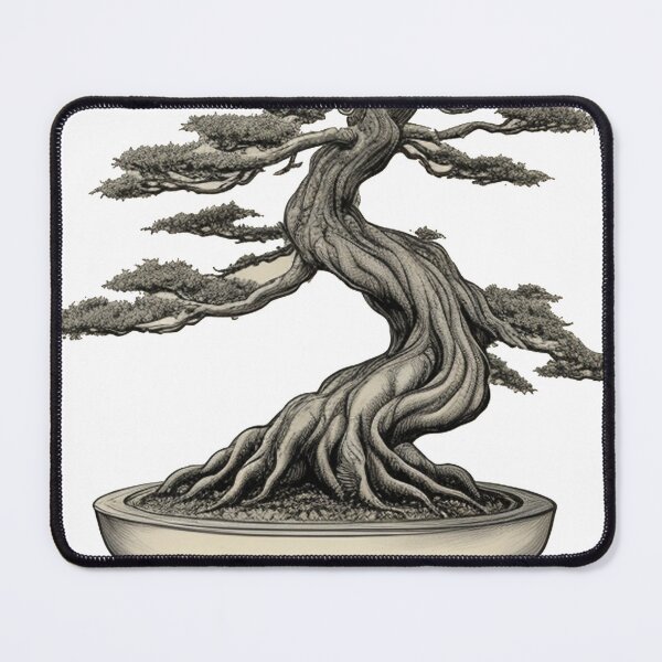 Item preview, Bonsai Tree Japanese Vintage Art designed and sold by Yellowriversss.