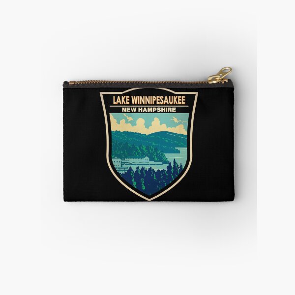 Item preview, Lake Winnipesaukee New Hampshire Travel Art Badge designed and sold by KrisSidDesigns.