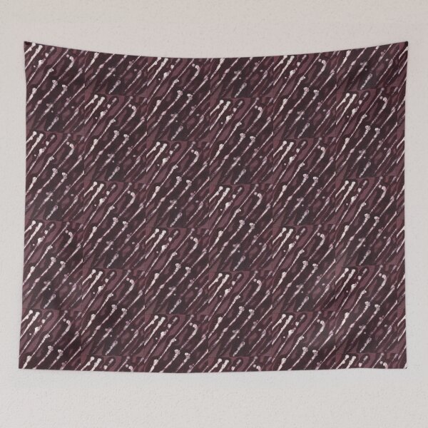 Item preview, gray white abstract batik pattern on fabric designed and sold by colorfulglee.