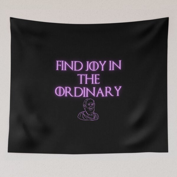 Item preview, Find Joy in the Ordinary, Philosophic Design designed and sold by OurPhilosophy.