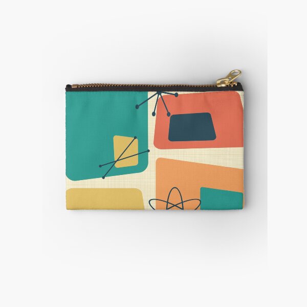 Item preview, Mid Century Modern Abstract 18 Yellow, Teal, Orange designed and sold by trdstudio.