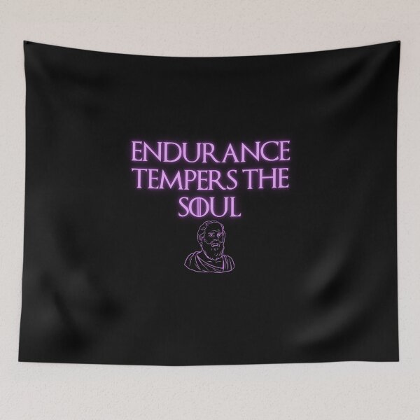 Item preview, Endurance Tempers The Soul, Philosophic Design designed and sold by OurPhilosophy.