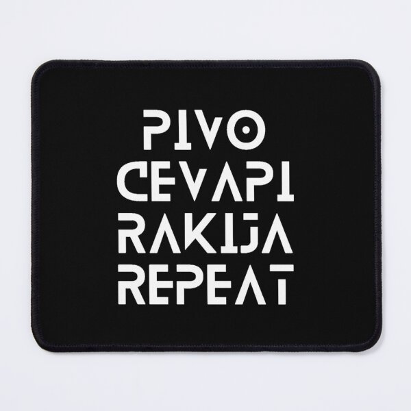 Item preview, Pivo, Cevapi, Rakija, Repeat designed and sold by SammuraviS.