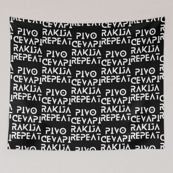 Item preview, Pivo, Cevapi, Rakija, Repeat designed and sold by SammuraviS.
