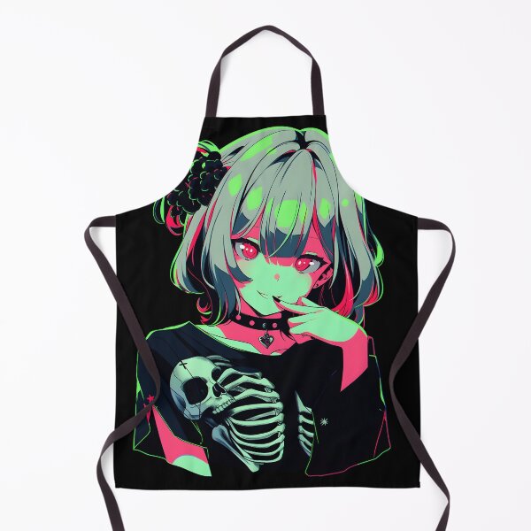 Item preview, Anime Bones - Cute Kawaii Anime Zombie Girl designed and sold by TheeDigitalDen.