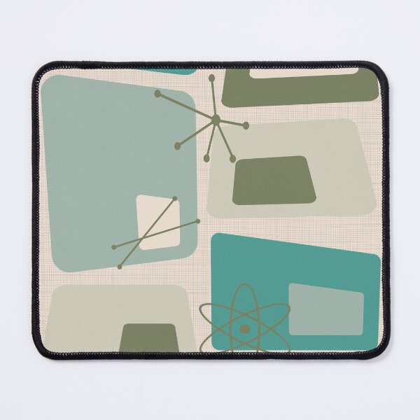 Item preview, Mid Century Modern Abstract 18 Green, Gray designed and sold by trdstudio.
