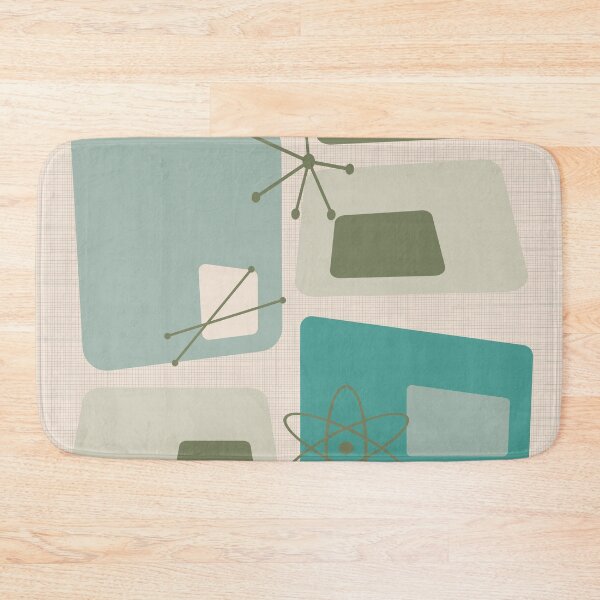 Item preview, Mid Century Modern Abstract 18 Green, Gray designed and sold by trdstudio.