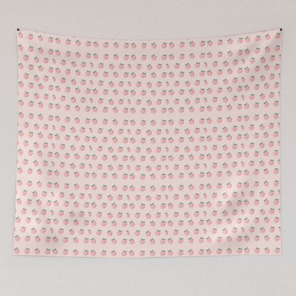 Item preview, Pink cute peaches pattern  designed and sold by IzzyMusique.